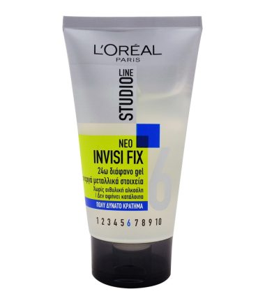 Gel Μαλλιών Πολύ Δυνατό Κράτημα LOREAL Studio Line Invisi Fix (150ml)