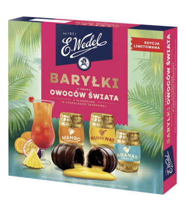 Σοκολατάκια WEDEL Happy Barrels Fruits (200g)