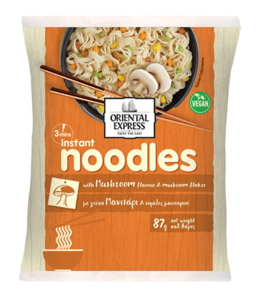 Νούντλς Στιγμής σε 3 Λεπτά με Γεύση Μανιτάρι ORIENTAL EXPRESS (87gr)