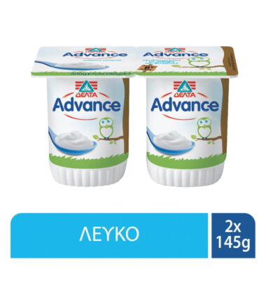 Παιδικό γιαούρτι advance λευκό Δέλτα (2x145gr)