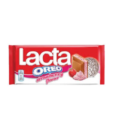 Σοκολάτα Oreo Φράουλα Lacta (105gr)