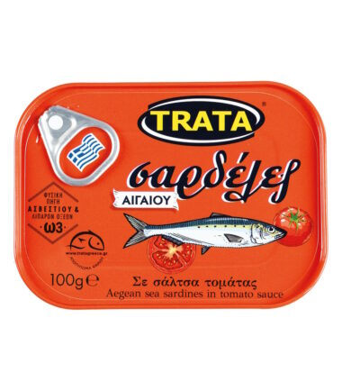 Σαρδέλες σε Σάλτσα Ντομάτας TRATA (100gr)