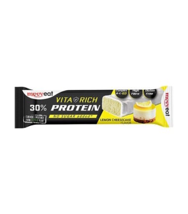 Μπάρα Πρωτείνης Lemon Cheesecake Χωρίς Γλουτένη MOOVEat (60gr)