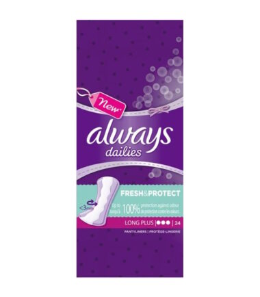 Σερβιετάκια ALWAYS Dailies Fresh & Protect Long Plus  (24τεμ)