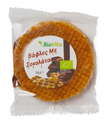 Βάφλες με Σοκολάτα Bio BIOVITA (64gr)