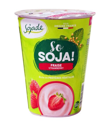 Επιδόρπιο Γιαουρτιού Σόγια Φράουλα Bio SOJADE (400gr)