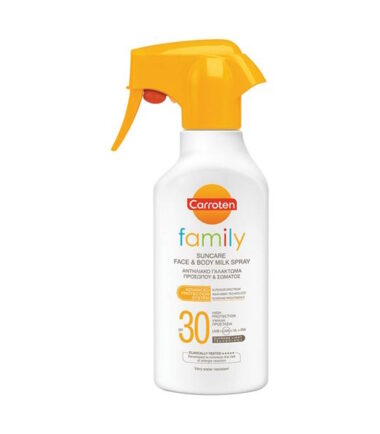 Αντηλιακό CARROTEN Milk Spray Family Trigger SPF30 (270ml)