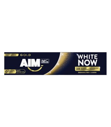 Οδοντόκρεμα AIM White Now Gold (75ml)