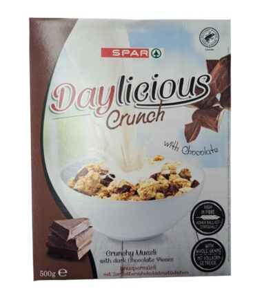 Δημητριακά μουσλι με κομμάτια  σοκολάτας SPAR (500gr)