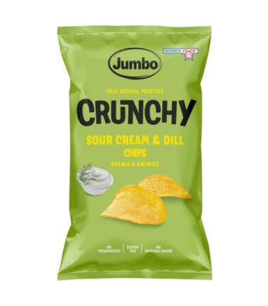 Jumbo Chips Φυλ.Sour Cream & Dill Crunch (90gr)