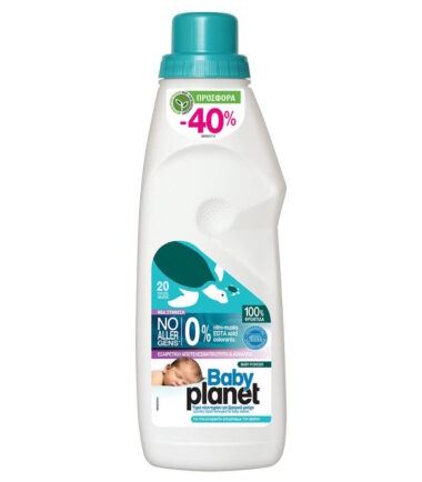 Υγρό Απορρυπαντικό Ρούχων PLANET Baby (20μεζ) (-40%)