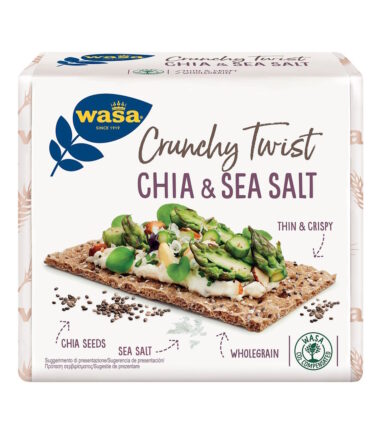 Φρυγανιές WASA Chia & Sea Salt (245gr)