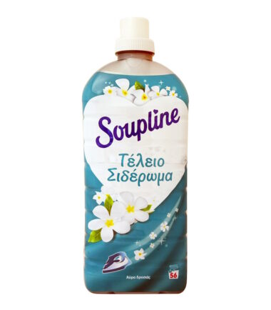 Μαλακτικό Ρούχων Συμπυκνωμένο SOUPLINE Τέλειο Σιδέρωμα Αύρα Δροσιάς (56μεζ)