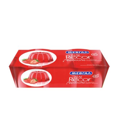 ΜΕΒΓΑΛ Ζελέ Recor με Γεύση Φράουλα (2x150gr)