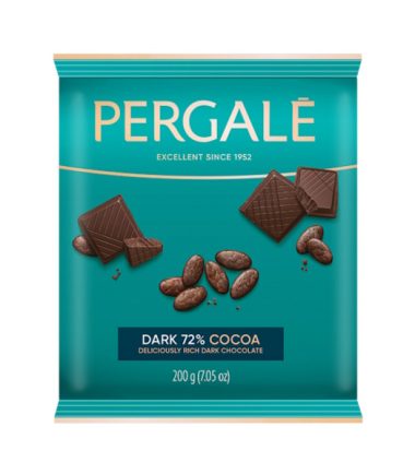 Σοκολάτα Υγείας 72% Κακάο PERGALE (200gr)