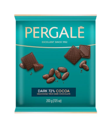Σοκολάτα Υγείας 72% Κακάο PERGALE (200gr)