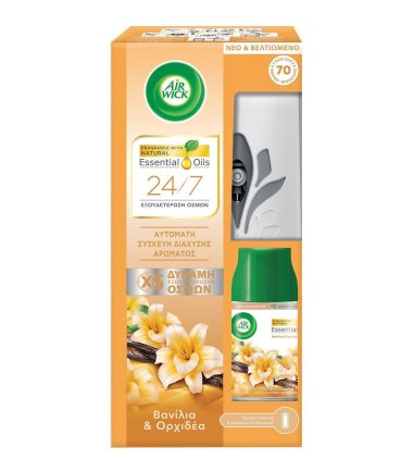Αποσμητικό Χώρου Συσκευή + Ανταλλακτικό AIRWICK Freshmatic Βανίλια & Ορχιδέα (250ml)