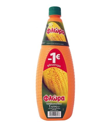Αραβοσιτέλαιο ΦΛΩΡΑ (1lt) (-1€)