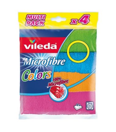 Πανί Microfibre Γενικής Χρήσης VILEDA (4τεμ)