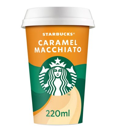 Στιγμιαίο Ρόφημα Καφέ Ψυγείου STARBUCKS Caramel Macchiato (220ml)