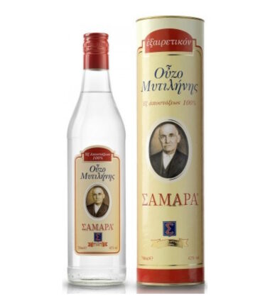 Ούζο Μυτιλήνης ΣΑΜΑΡΑ Κόκκινο (200ml)