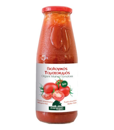 Σάλτσα Τομάτας Passata Βιο Χωρίς Γλουτένη EVERGREEN (680gr)