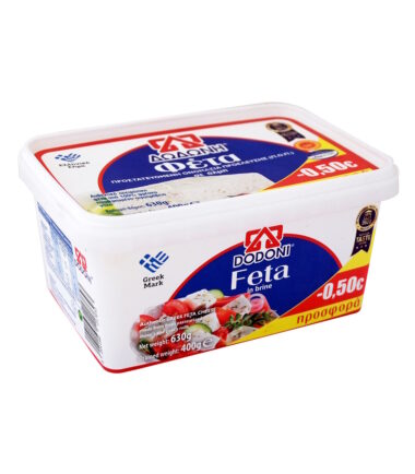 Τυρί Φέτα σε Άλμη ΔΩΔΩΝΗ (400gr) (-0.50€)