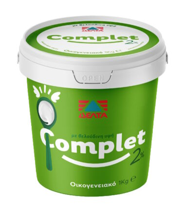 Γιαούρτι Στραγγιστό 2% ΔΕΛΤΑ Complet Οικογενειακό (1kg)