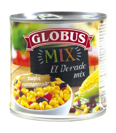 Καλαμπόκι Κονσέρβα GLOBUS El Dorado Mix (340gr)