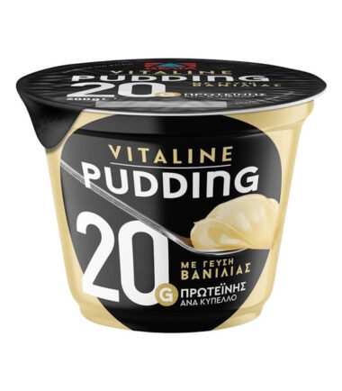 Πουτίγκα με γεύση Βανίλιας & Πρωτεΐνη ΔΕΛΤΑ Vitaline (200gr)