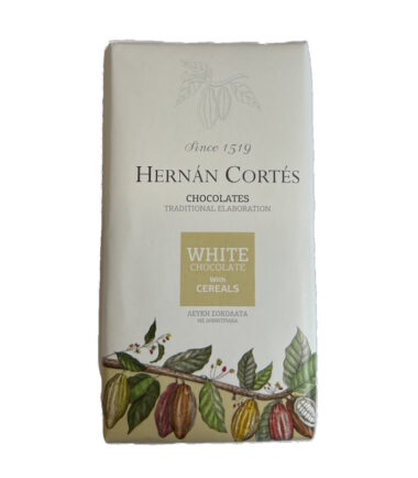 Σοκολάτα HERNAN CORTES White Chocolate Bar With Cereals (85gr)