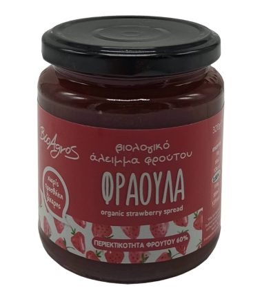 Μαρμελάδα Φράουλα Χωρίς Ζάχαρη Bio ΒΙΟΑΓΡΟΣ (320gr)