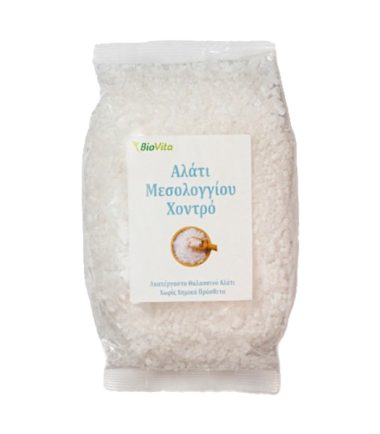 Αλάτι Μεσολογγίου Χοντρό BIOVITA (500gr)