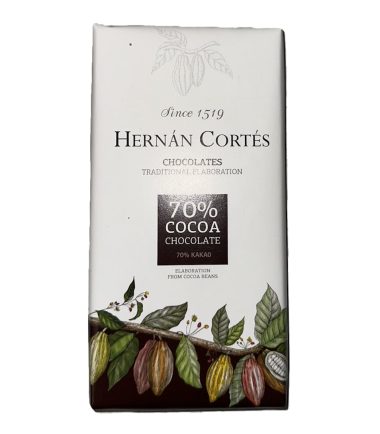 Σοκολάτα HERNAN CORTES Dark Chocolate Bar 70% Cocoa (85gr)