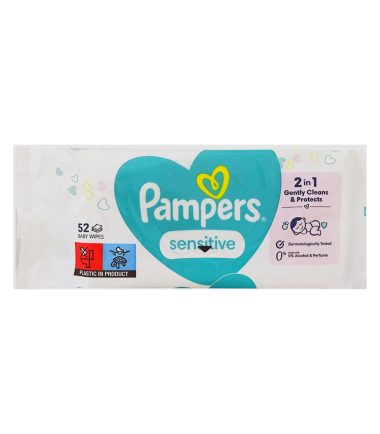 Μωρομάντηλα PAMPERS Sensitive (52τεμ)