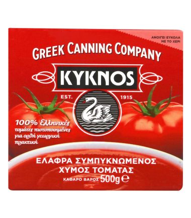 Τομάτα Χυμός Ελαφρώς Συμπυκνωμένος ΚΥΚΝΟΣ (500gr)