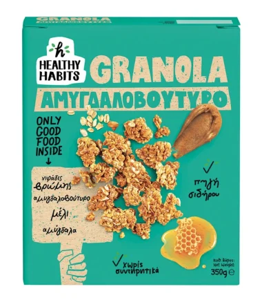Δημητριακά Γκρανόλα Αμυγδαλοβούτυρο HEALTHY HABITS (350gr)