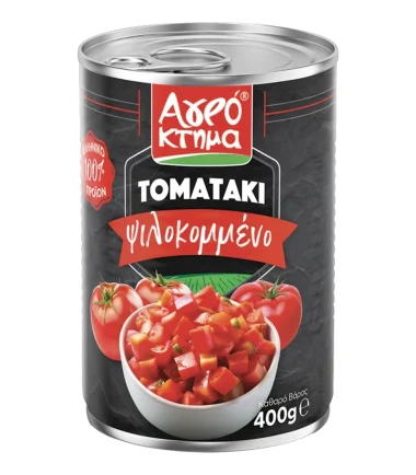 Τομάτες Ψιλοκομμένες Αποφλοιωμένες ΑΓΡΟΚΤΗΜΑ (400gr)