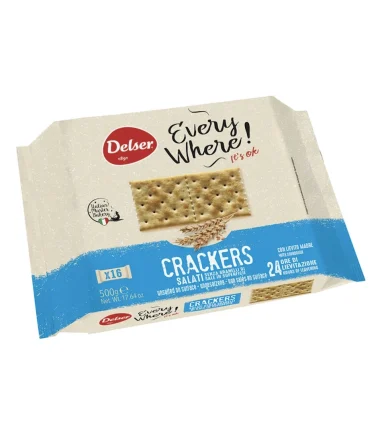 Crackers Χωρίς Αλάτι DELSER (500gr)