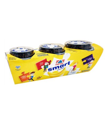 Δέλτα Smart επιδόρπιο γιαουρτιού μπανάνα 3x140g