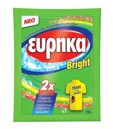 Εύρηκα Bright Ενισχυτικό Πλύσης - Πολύκαθαριστικό Λεκέδων 60gr