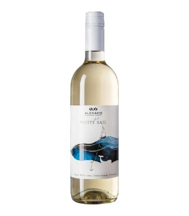 Οίνος Λευκός Ξηρός Αλεξάκης White Sail (750ml)