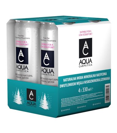Φυσικό Μεταλλικό Νερό Ανθρακούχο AQUA CARPATICA (4x330ml)